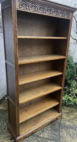 MODERN OAK OLD CHARM BOOKCASE VERY CLEAN COLOUR CODE LIGHT OAK WE DELIVER - Picture 8 of 14