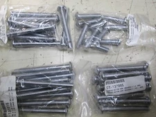 CHROME ALLEN HEAD BUTTON BOLT  M10 METRIC MOTORCYCLE   LOT OF FORTY - 4 LENGTHS