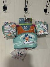 Speedo Childs Splash Jammer Life Jacket Vest Mermaid Kitty One Size 30-50LBS NWT