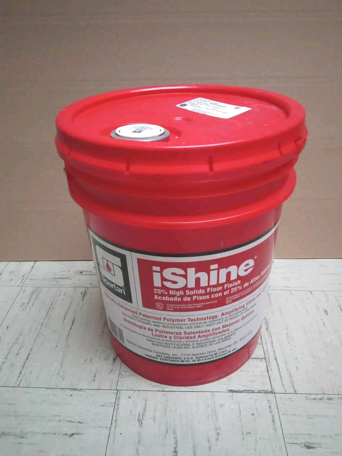 5 Gallons Spartan iShine Floor Finish