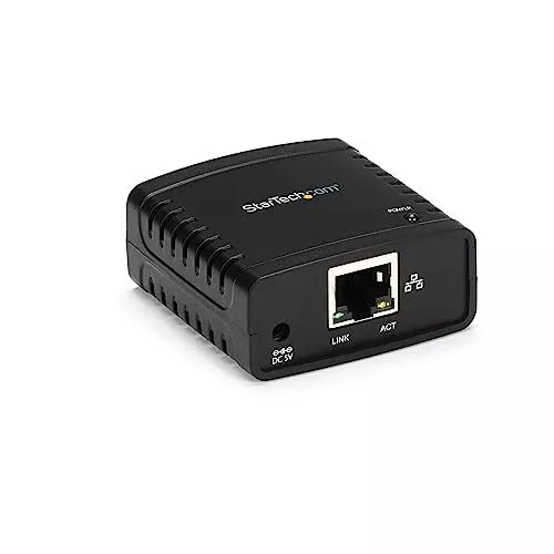 StarTech.com Serveur d'impression LPR réseau 10/100 Mb/s avec port USB 2.0 (PM11