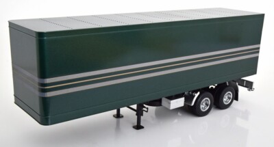 Semi-Trailer dunkelgrünmetallic/si US Auflieger Trailer 1:18 Road Kings RK180165