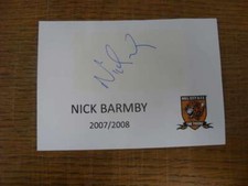 2007/2008 AWC: Hull City - Barmby, Nick