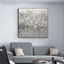 Nordic Style Pure hand painted Oil Painting Decorative Painting Abstract Floral