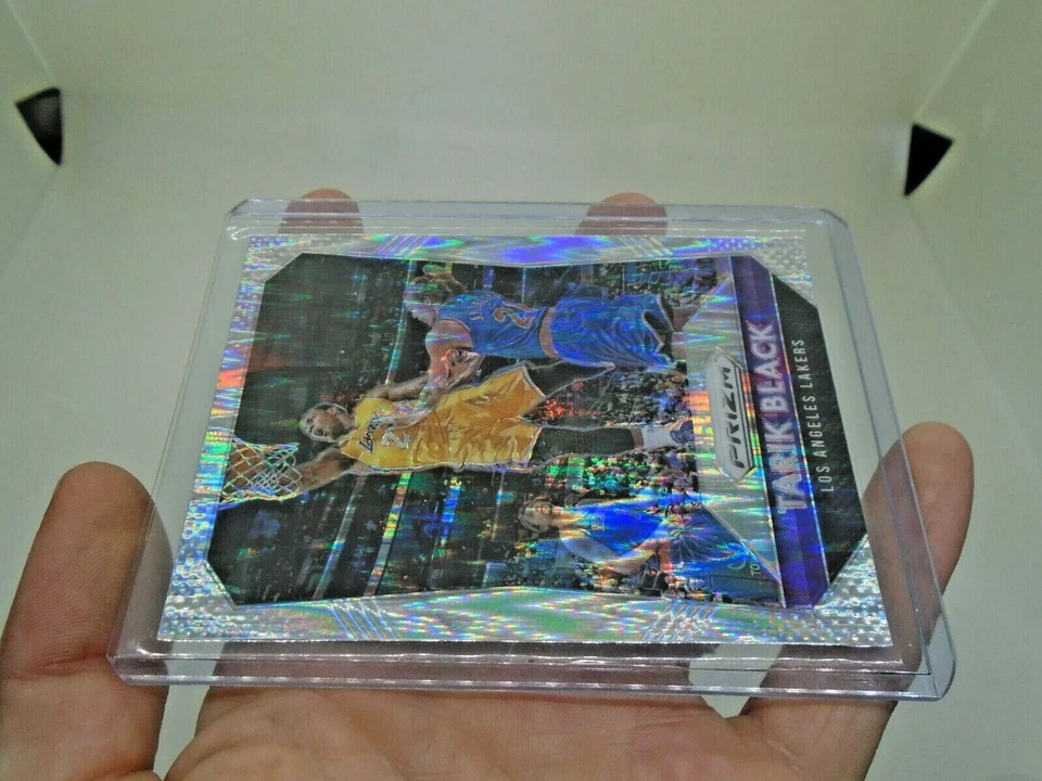 2015-16 PANINI PRIZM #117 TARIK BLACK SILVER FLASH PRIZM - Image 2 of 3