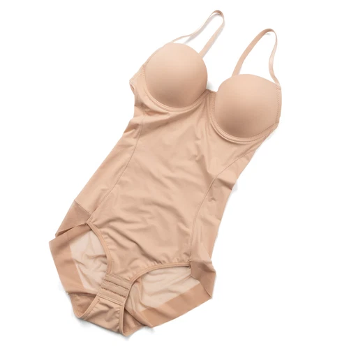Women's Tummy Control Underwire Bra Bodysuits Body Shaper Leotards Top Jumpsuit - Picture 13 of 23