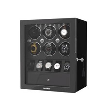 Scatola carica orologio LED compatta per automatico 6 orologi con 5 custodie extra