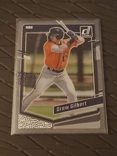 Drew Gilbert 2023 PANINI CHRONICLES CLEARLY DONRUSS Baseball Card