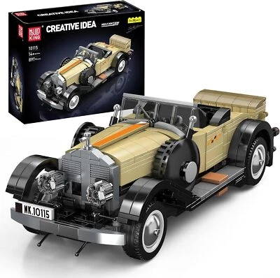 Mould King 10115 Classic Retro Car Technical Building Block Model 897pcs