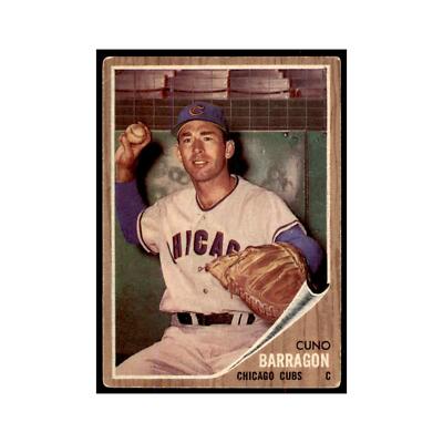 Cuno Barragan 1962 Topps #66 Baseball Cards Baseball Card EX