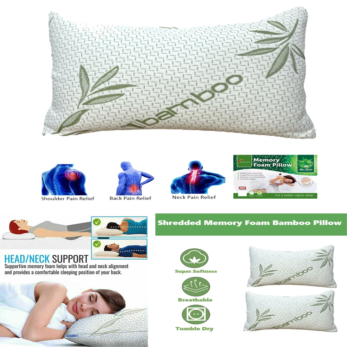 Medicated pillow shop for neck pain