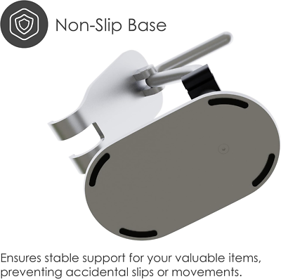 DESIRE2 Headphone Stand And Cell Phone Holder Silver - View #5