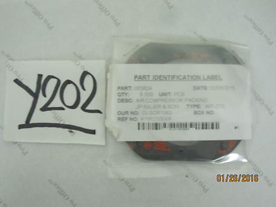 6 QTY J.P. Sauer & Sohn Air Compressor Packing 063824 WP-270L 