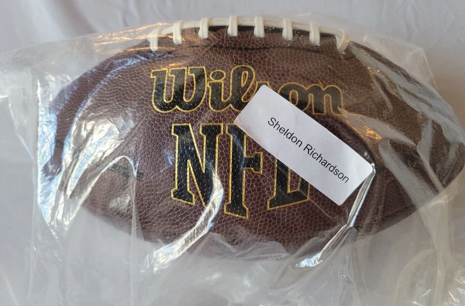 Sheldon Richardson SIGNED NFL Football Cleveland Browns AUTOGRAPHED - Image 2 of 4