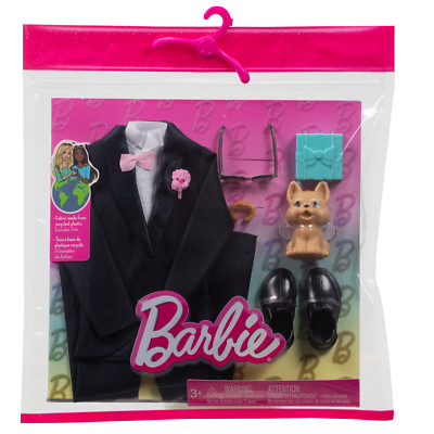 MATTEL  HWV77 Barbie Fashions 2er-Pack Bräutigam Mode, NEU & OVP