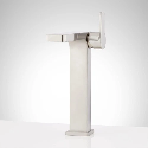 Signature Hardware 447921 Hibiscus Single Hole Vessel Faucet w/ Pop-Up Drain - Picture 7 of 7