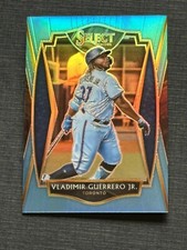 VLADIMIR GUERRERO JR 2021 SELECT PRIZM PREMIER LEVEL 115.  CAROLINA BLUE 14/35.