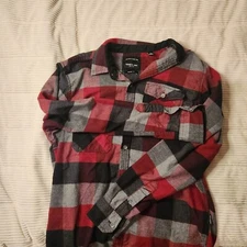 Kenneth Cole Slumberjack Longsleeve Shirt Lightweight Slim Fit- Men's Small