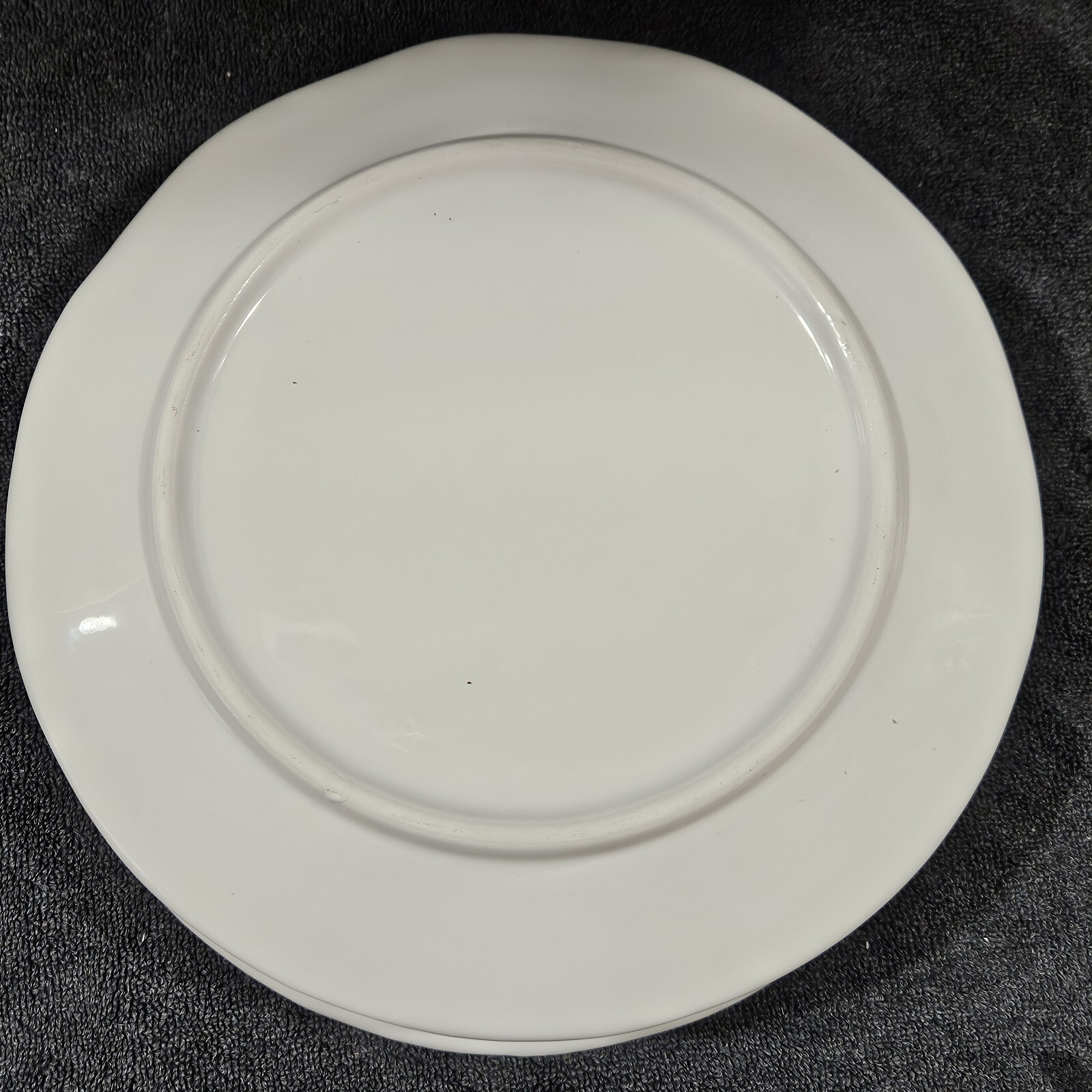 Parini 4 Piece Ceramic 10 Inch Plate Set TASTY YUMMM GOOD EAT  Design