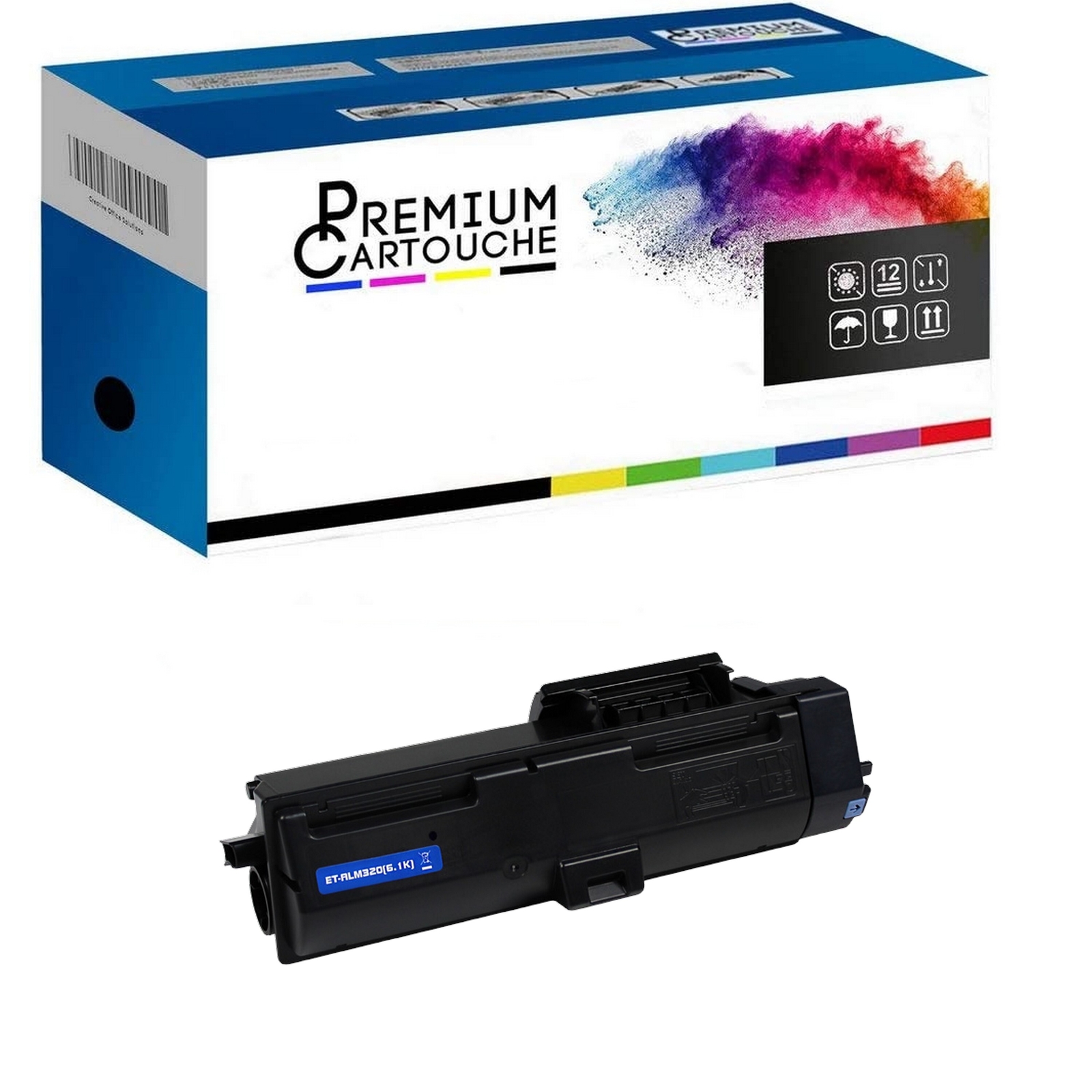 Toner noir compatible C13S110078 pour imprimante Epson WorkForce AL-M