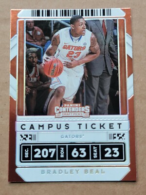 Bradley Beal 2020-21 Panini Contenders Campus Ticket Basketball Card #35
