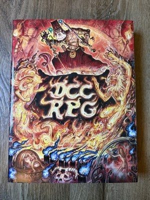 DCC RPG Core Rule Book 4th Print Paperback Wizard Cover Dungeon Crawl Classics  