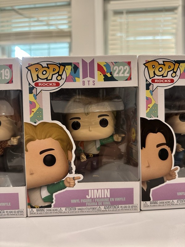 Funko Pop! Vinyl Rocks BTS Jimin #222 Music Vinyl Figure Standard Boxed