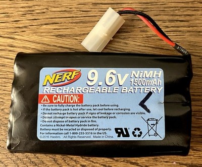 Rechargeable Battery for Nerf N-Strike Terrascout  | 9.6V