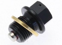 Magnetische Ablassschraube - Alu Schwarz M10X1,5X14 GAS GAS EC 200 Hobby 2006-08