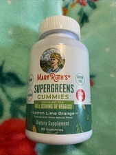 MaryRuth's Super Greens Gummies Vegan W/ Naturally-Occurring Quercetin Exp 04/26