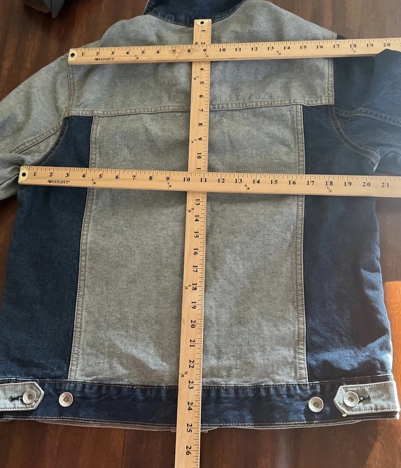 Urban Outfitters BDG 牛仔卡车司机夹克男式 L 码 — 第 3/4 张图片