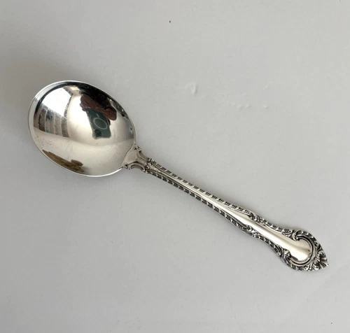 Gorham English Gadroon Sterling Silver Cream Soup Spoon - 6 1/4" - No Monogram