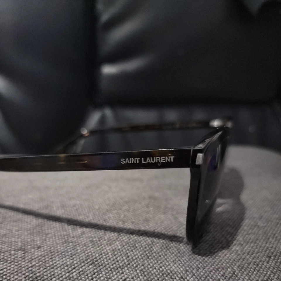 Gafas de sol Saint Laurent SL 284/F delgadas Habana con lentes grises 56[] 18 150 Foto 3 de 4