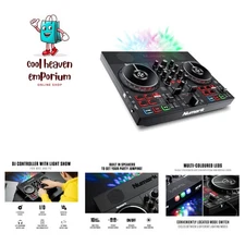 Party Mix Live DJ Controller with Speakers, Lights, 2 Decks, Mixer