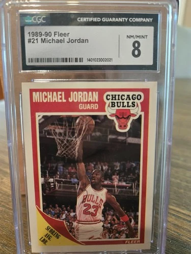 1989 Fleer Jordan CGC 8