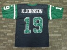 FLAWLESS KEYSHAWN JOHNSON NEW YORK JETS BLACK STARTER NFL GAME FOOTBALL JERSEY M — photo 4