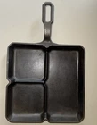 Griswold Cast Iron Colonial Breakfast Skillet No. 666 C Large Block