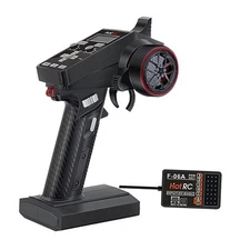 HOTRC RC Transmitter and Receiver 6 Channel 2.4ghz Hand Controlled RC Car CT-6A
