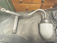 Reclaimed Coughtrie of Glasgow Vintage Swan Neck Corner Light