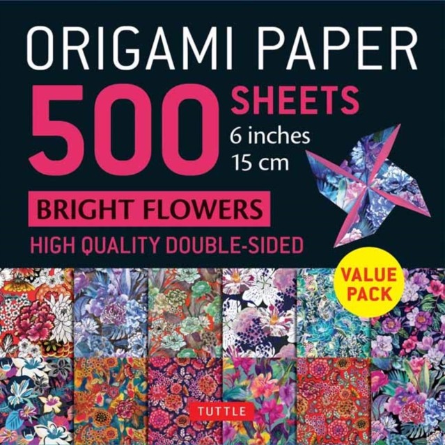 Origami Paper 500 sheets Bright Flowers 6"" (15 cm) (Notebook / blank book) - Image 6