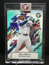 2025 Topps Pristine IAN HAPP #39 Aqua Pulsar Refractor /199 Encased Chicago Cubs