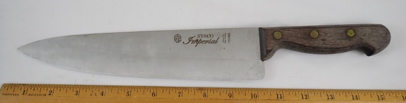 SYSCO Imperial Commercial Grade 10" Stain-Free High Carbon Chef Knife 1532985