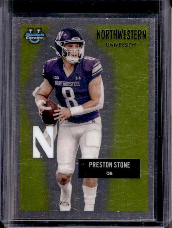 2025 Bowman Chrome University Preston Stone 1955 #55AV-20 Wildcats