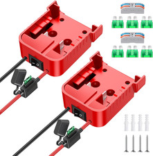 2 Packs Power Wheel Adapter for Milwaukee M18 Battery Adapter 18V Power Wheel