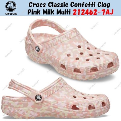 Crocs Classic Confetti Clog Pink Milk Multi 212462-7AJ Unisex Gr.