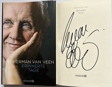 Herman van Veen signiert Buch Original Signatur Autogramm Unterschrift signed
