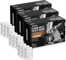Espresso Machine Cleaning Tablets - (Heavy Duty 54 Tabs) for Breville, Jura, Mie