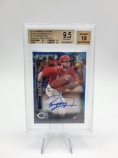 BGS 9.5 Bowman Chrome #BCAR-JP Jose Peraza Rookie Autographs Refractor Of 150
