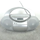 Sony CFD-S350 Vintage Portable AM/FM Radio CD Cassette Boombox Mega Bass Working