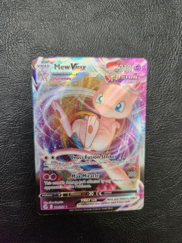 Pokemon TCG Mew VMAX 114/264 Swsh08: Fusion Strike Holo